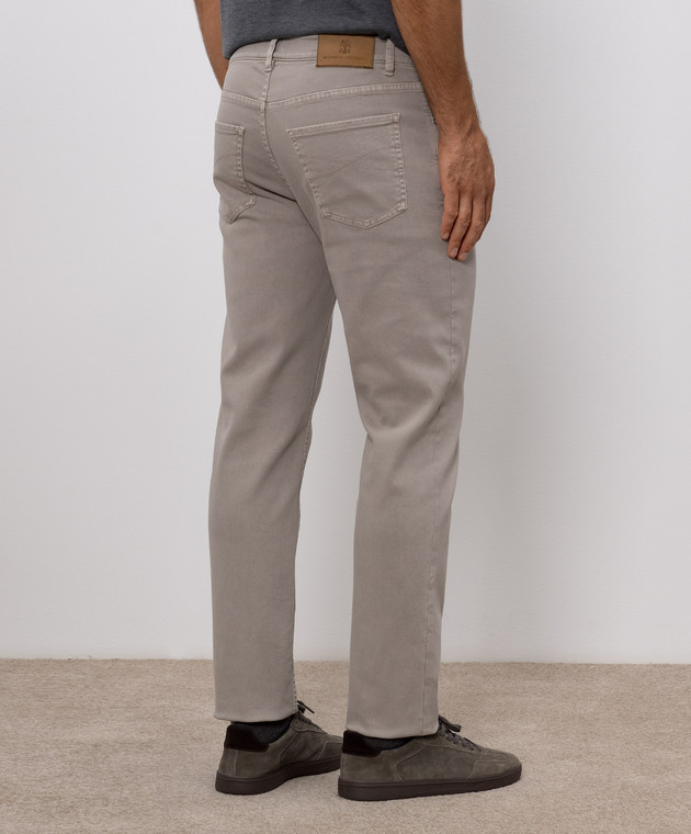 Brunello Cucinelli Джинси сірого кольору M277PD3210 зображення 4