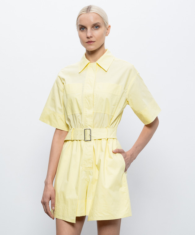 3.1 Phillip Lim Жовтий комбінезон з поясом S26151401HOP зображення 3