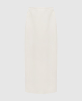 Magda Butrym Спідниця кольору айворі з вовни SKIRT01222926