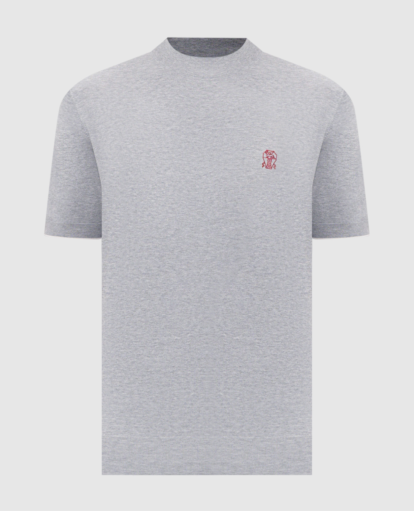 Серая футболка с эмблемой