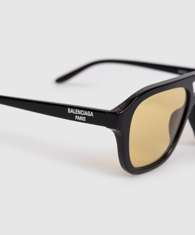 Balenciaga Черные солнцезащитные очки Daily 870674T0039 изображение 4
