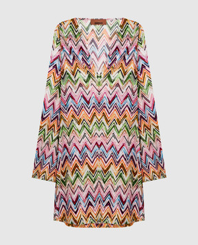 Missoni Пляжное платье мини в узор MS26SQ0GBJ00QL