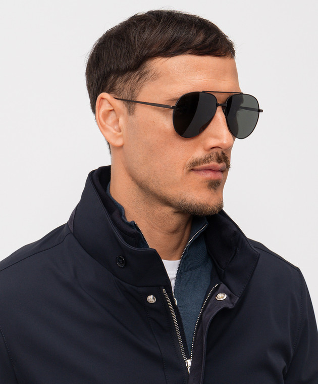 Linda Farrow Чорні сонцезахисні окуляри Marcelo LFL1421C5SUN зображення 2