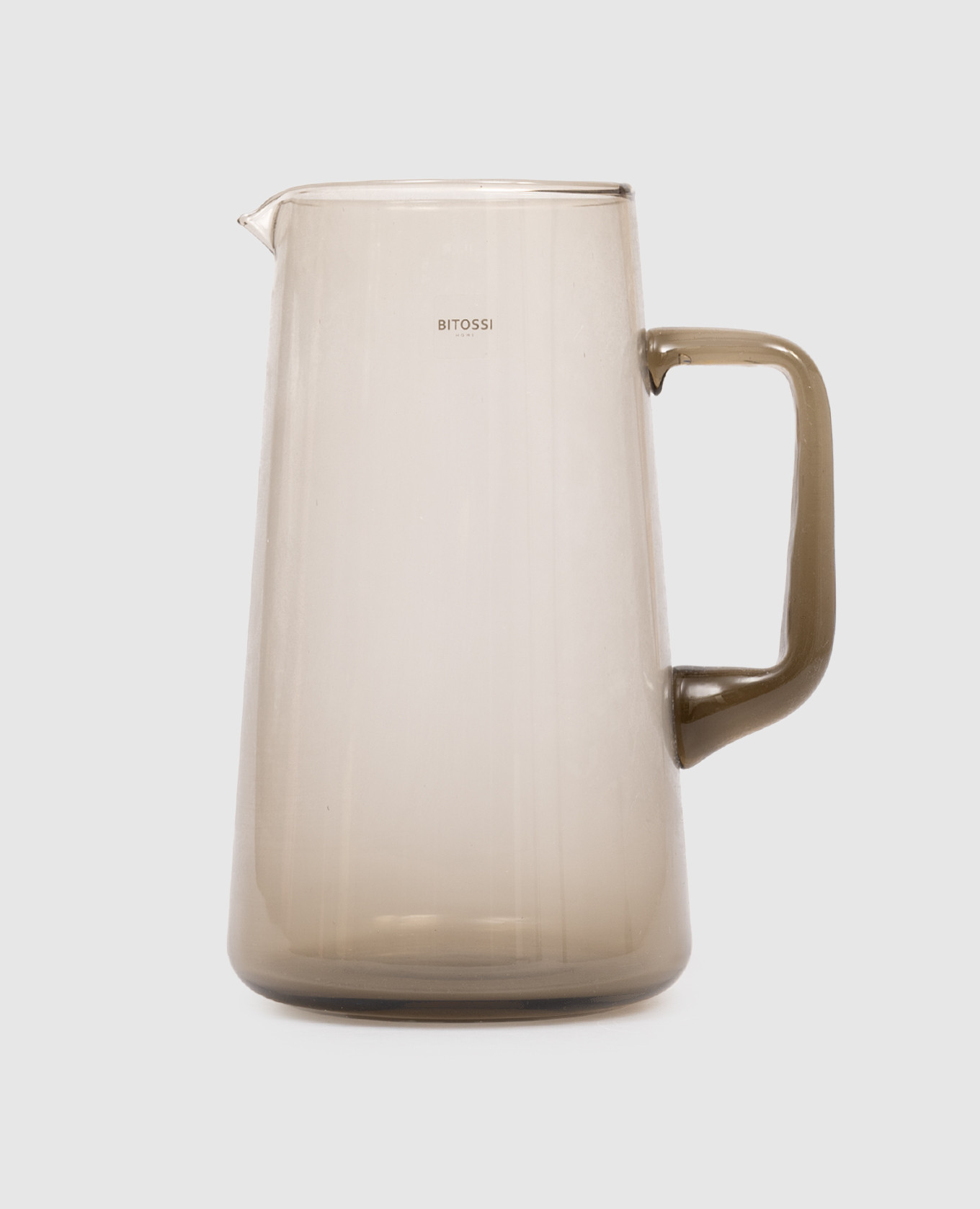 

Коричневый стеклянный кувшин, Посуда