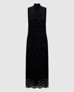 Twinset Черное платье в кружево 262AP2256