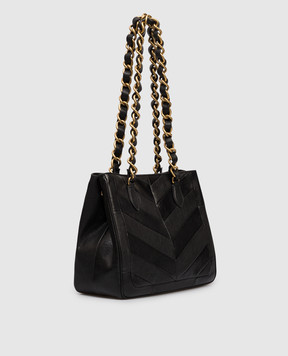 Valentino Чорна шкіряна сумка-тоут Laseine 8W2B0T13PSN