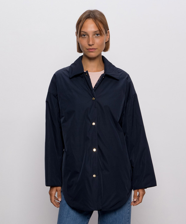 Max Mara Синя двостороння куртка CARLOTTA MTCCARLOTTA зображення 3