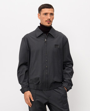 Dolce&Gabbana Сіра куртка з вовною G9BMUTGK306