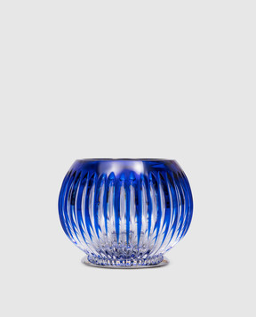 Treesseci Синій кришталевий органайзер для ватних дисків та паличок Blue Sky Crystal BL49ATBSL