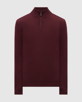ISAIA Бордовый джемпер из кашемира MG8493YP003