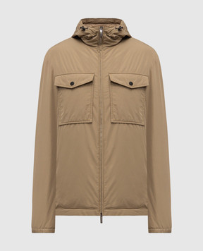 Peserico Пуховая куртка цвета хаки R5225700021