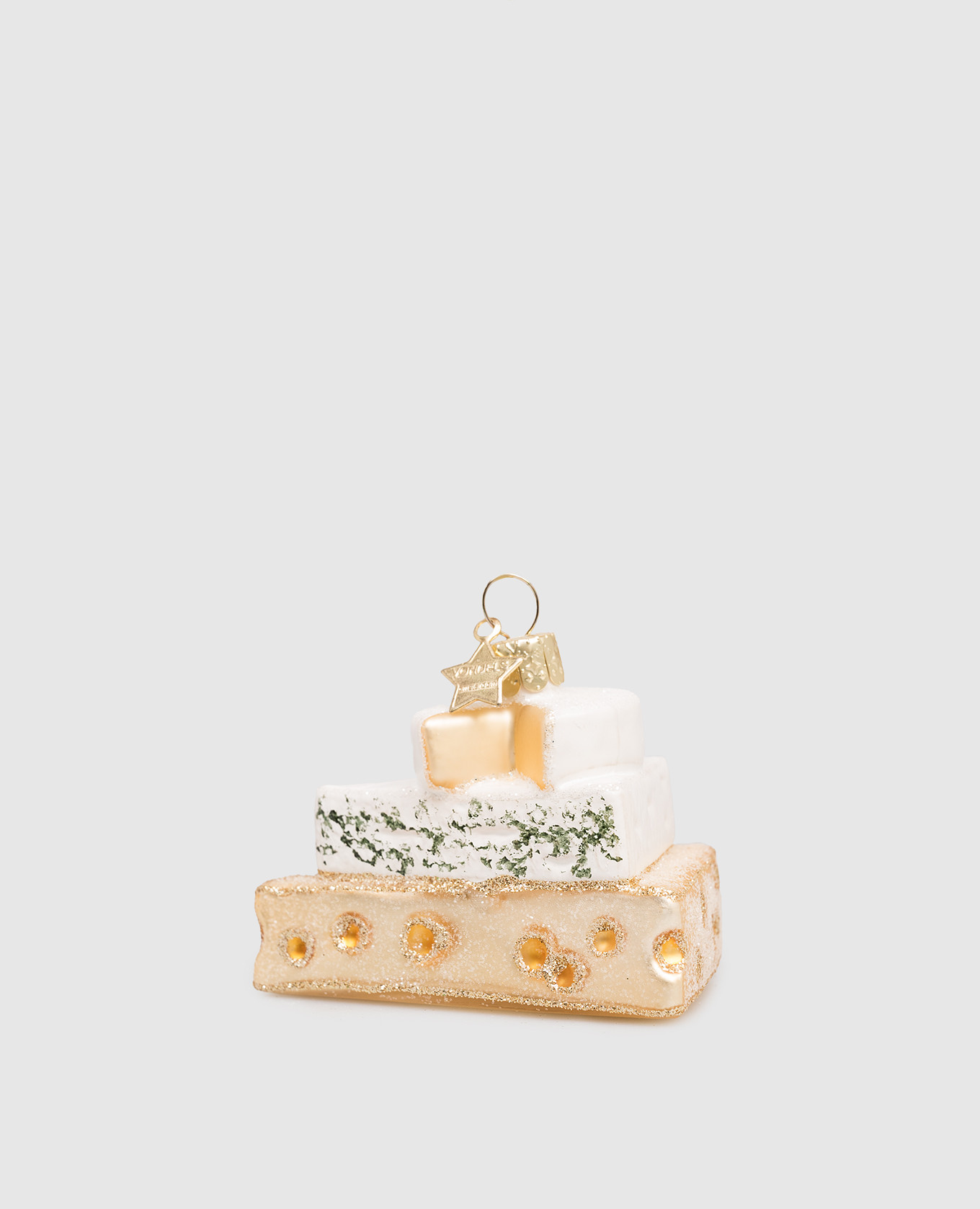 

Елочная игрушка Tripple cheese, Желтый, Декор