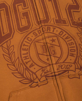 Dolce&Gabbana Дитяча коричнева спортивна куртка L4JWKLG7PSK36