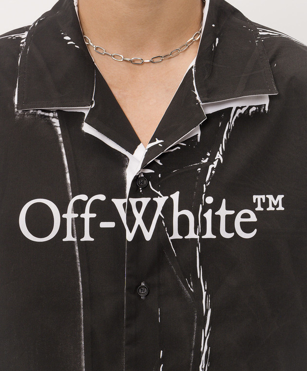Off-White Сорочка з короткими рукавами Negative 44MGG01QF26F002 зображення 5