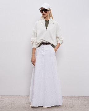 Brunello Cucinelli Футболка кольору хакі M0T81BG200