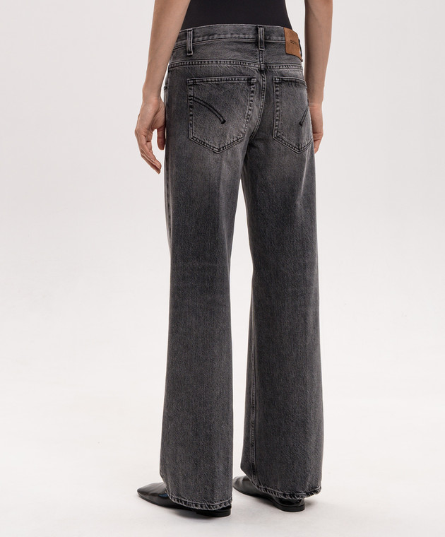 Dondup Серые джинсы Jacklyn DP427DFE305DMS8 изображение 4