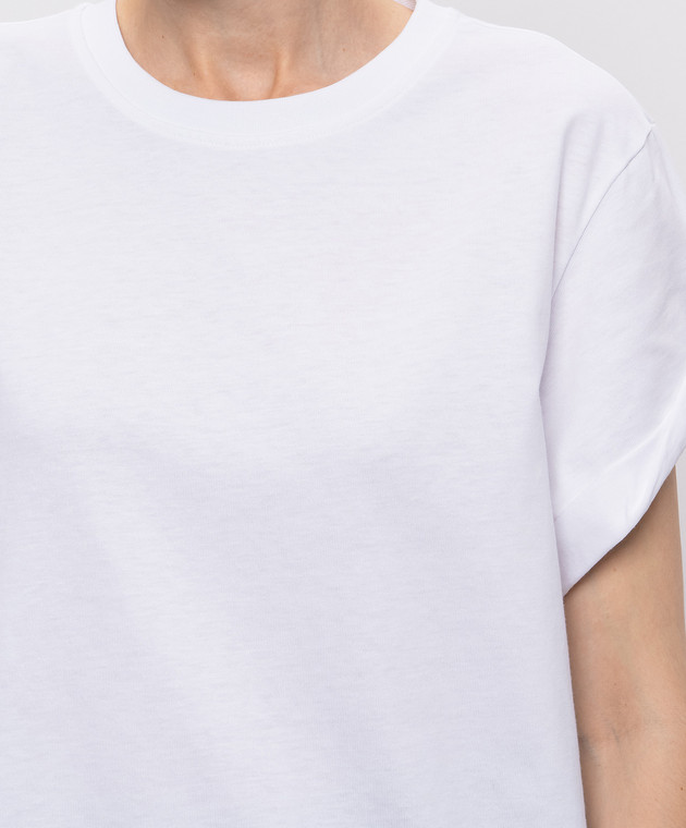 Victoria Beckham Біла футболка Tilly 1226JTS007471A зображення 5