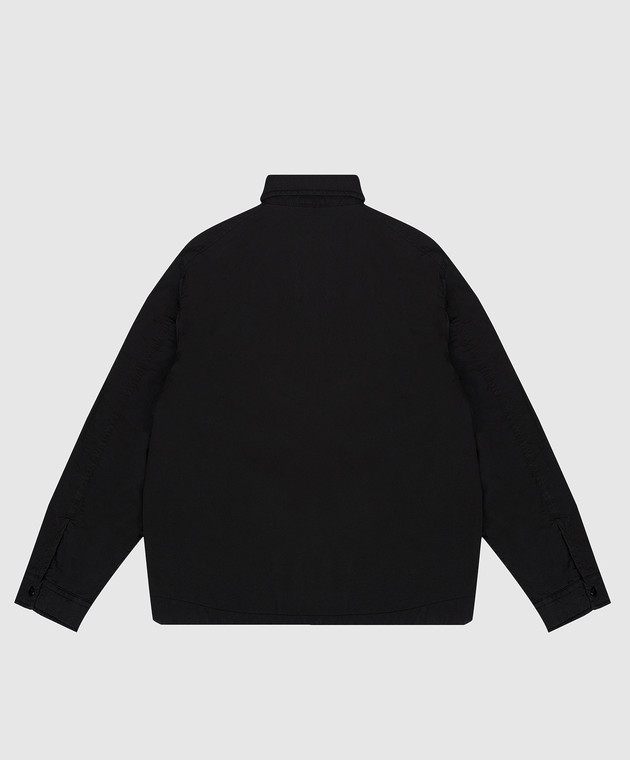 C.P. Company Дитяча чорна куртка з патчем логотипа CUS01TL3C001014 зображення 2