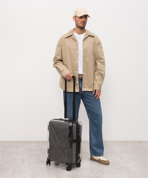 Off-White Детский чемодан с эмблемой OWZH001C99PLA001 изображение 2