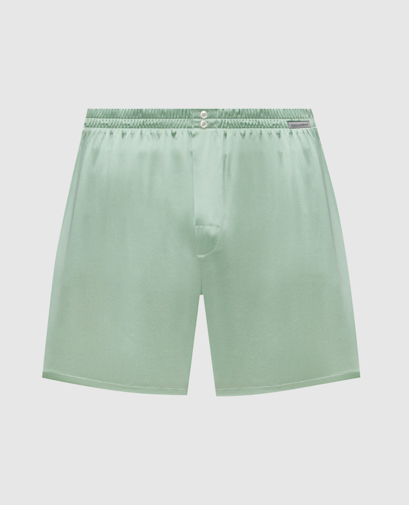 Зеленые трусы-боксеры из шелка