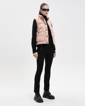 Moncler Grenoble Розовый пуховый жилет Baise K20981A00042597UI