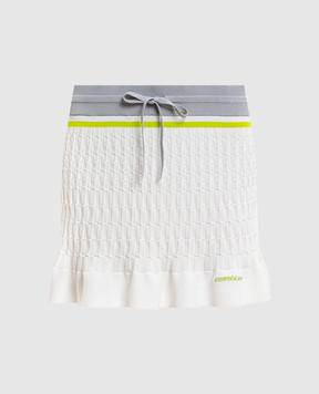 Casablanca Біла спідниця міні з логотипом WSP26KW124801