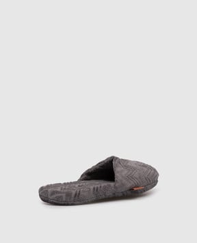Missoni Home Сірі домашні капці Chail у візерунок 1E3OG00003