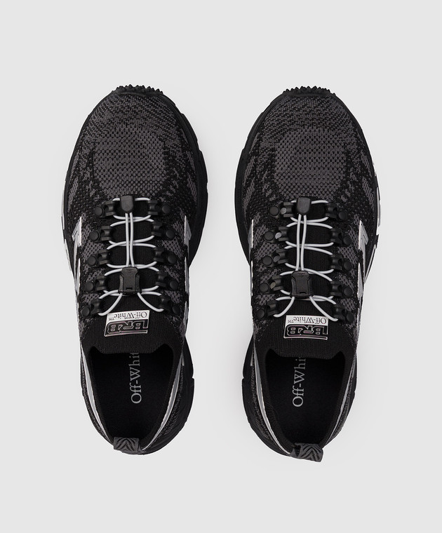 Off-White Черные кроссовки Be Right Back OWIA28KS26FAB001 изображение 4
