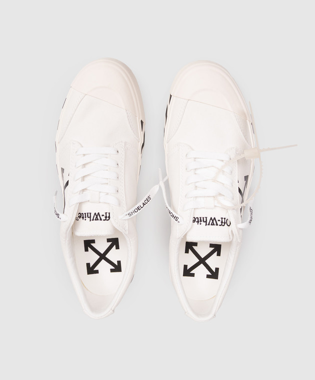 Off-White Білі кросівки Vulcanized Undercut OMIA2APC99FAB001 зображення 4