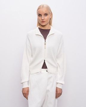 Brunello Cucinelli Білий кардиган M19194706P