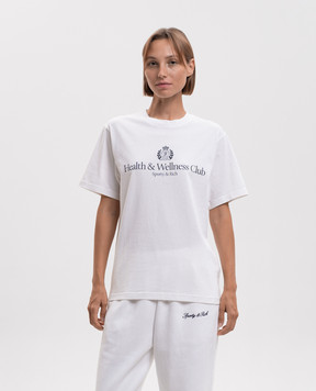 Sporty & Rich Біла футболка H&W Crest TO119712241WH01