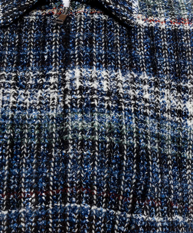 Missoni Синяя куртка с шерстью DS26WC06BC006I изображение 5