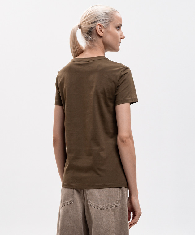Max Mara Футболка PAPAIA кольору хакі PAPAIA зображення 4