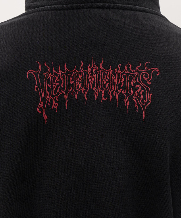 Vetements Черная спортивная куртка MH27ZU208Bm изображение 5