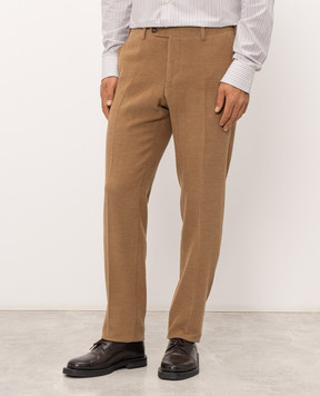 Canali Коричневые вельветовые брюки AX06209E0000020