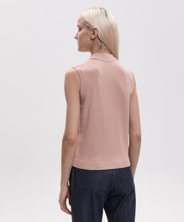 Max Mara Weekend Рожевий топ NAZIONE WKDNAZIONE зображення 4