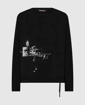 Ann Demeulemeester Черный лонгслив Emil B0014671FA206