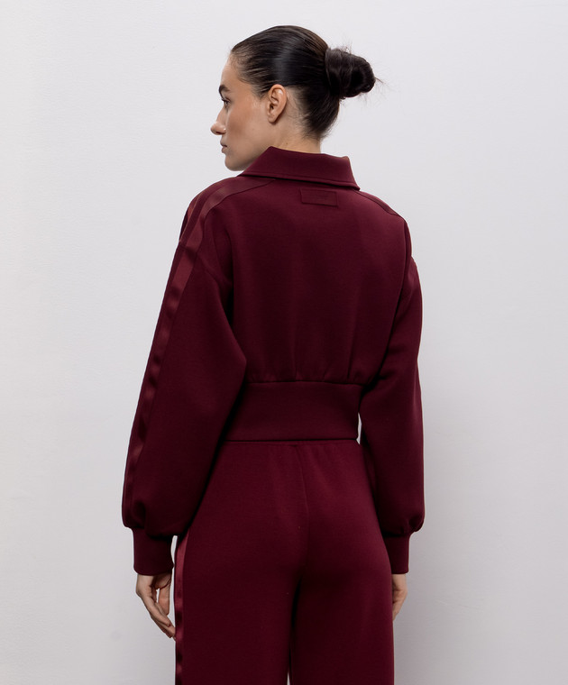 Twinset Бордовая спортивная куртка 262TT2340 изображение 4