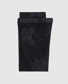 Valentino Чорні колготи у візерунок 8B3KI04Y9LV