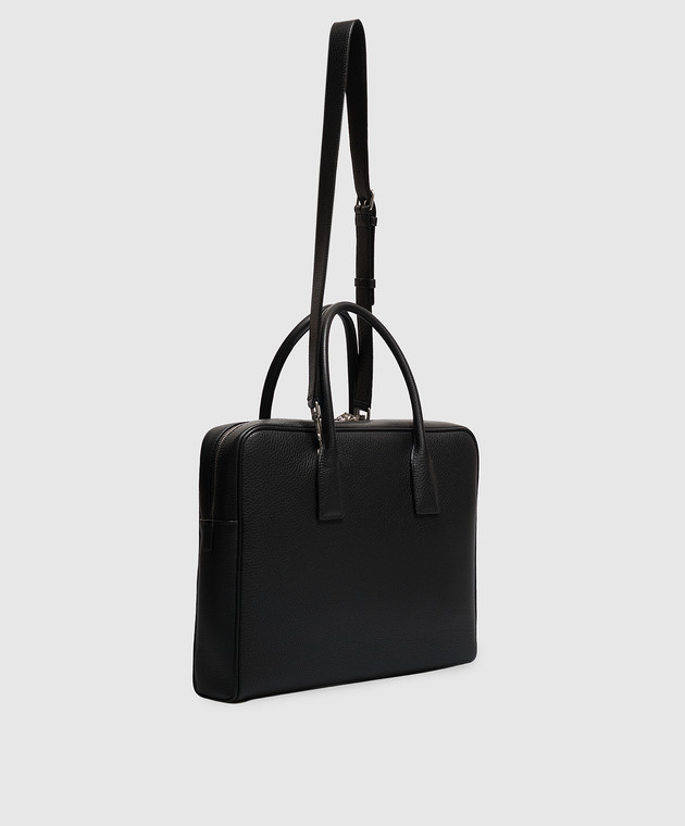 Saint Laurent Чорний шкіряний портфель A003Z0AAGAD зображення 3