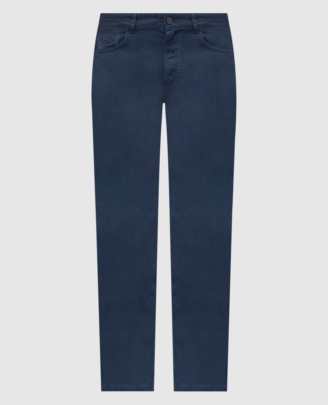 

Синие брюки, Синий, Зауженные брюки