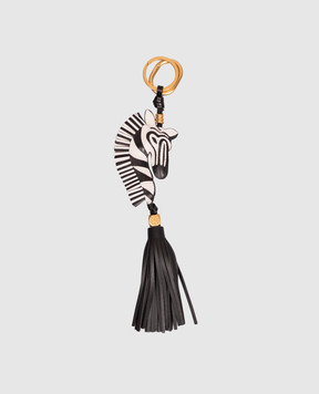 Gianni Chiarini Брелок у формі зебри з китецею PCZEBRA03