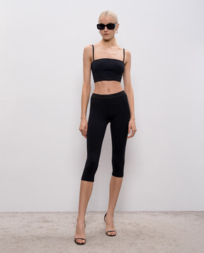 Tom Ford Черный топ с узором логотипа TSJ472JEX166