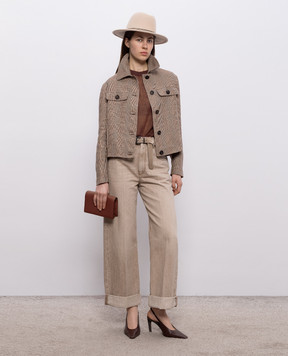 Brunello Cucinelli Бежевые джинсы MA095P4005