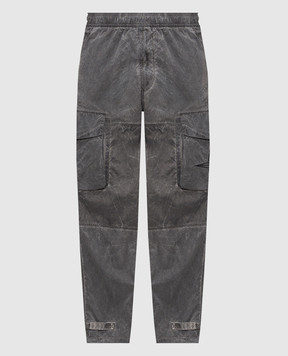 Stone Island Серые карго с эффектом потертости L2S153100053S00V1