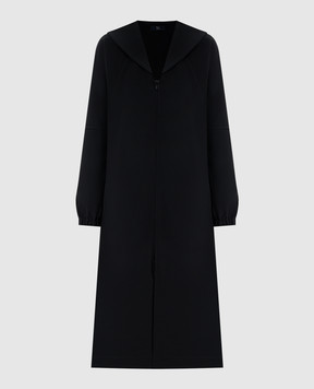 Y`S Yamamoto Чорний плащ з вовни YKJ41130