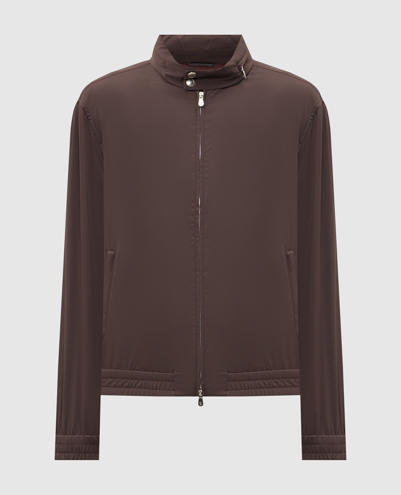 Коричневая ветровка