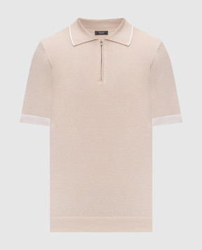 Peserico Бежевое поло R59478F149173N