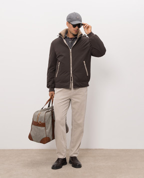 Brunello Cucinelli Сіра джинсова сорочка MH1924008