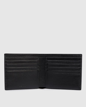Balenciaga Черный кожаный портмоне с принтом логотипа 8066422ABV0